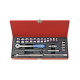 Socket Set with Accessories 3/8" 6-pt. 6-22 mm, 22 pcs