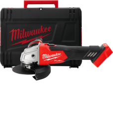 Шліфмашина кутова акумуляторна MILWAUKEE, M18 FSAG125X-0X, діаметр 125мм (антивібраційна бокова рукоятка, захисний кожух, ключ,