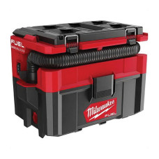 Пилосос акумуляторний PACKOUT MILWAUKEE, M18 FPOVCL-0 (каркас) для вологого та сухого прибирання (насадки, гнучкий шланг, адапте