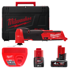 Акумуляторний компактний багатофункціональний інструмент (реноватор) MILWAUKEE M12 FUEL FMT-422X, (+ заряд.пристрій, 2 акум., Кл