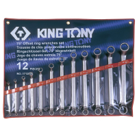 12-piece combination wrench set (6-32 mm) in a terylene pouch