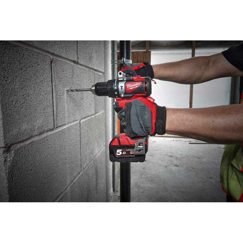 MILWAUKEE M18 BLPD2-0X Cordless Percussion Drill/Driver, 82Nm (HD Case)