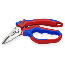 Ножницы електрика, 180мм KNIPEX 95 05 20 SB, с двойным гнездом для обжима, хромированные