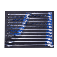 Combination Wrench Set, 20 pcs, in Tray