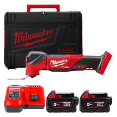 Инструмент многофункциональный аккумуляторный бесщёточный MILWAUKEE, M18 FMT-502X(ЗУ, 2х5Ач, HDкейс)
