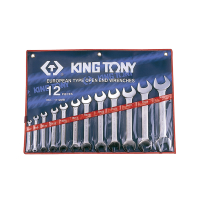 Combination wrench set (12 pcs) in a terylene pouch