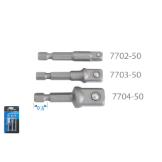 Набір перехідників 1/4" & 3/8" & 1/2" 3 од.