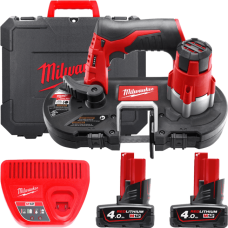 Аккумуляторная ленточная пила MILWAUKEE M12 BS-402C MILWAUKEE