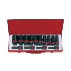 Набір головок 1/2" ударних 16 одиниць (3/8" - 1-1/4") в металевому кейсі