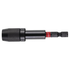 Держатель для бит магнитный ShW 1/4'' Hex MILWAUKEE, с фиксатором, 73мм