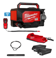 Вібратор заглибний кейсовий акумуляторний MILWAUKEE, MXF CVBCKIT-602 (+зар.пр., 2 акумХ 6Аг, оснащення)