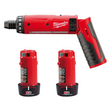Викрутка акумуляторна MILWAUKEE M4 D-202B, (+ заряд. пристрій, 2 акум.Х2Аг, в сумці для інструментів)