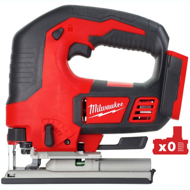 Пила лобзиковая аккумуляторная MILWAUKEE, M18 BJS-0 (каркас)