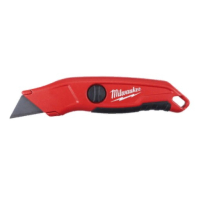 MILWAUKEE Retractable Utility Knife with Trapezoid Blade (Self-Locking Blade)