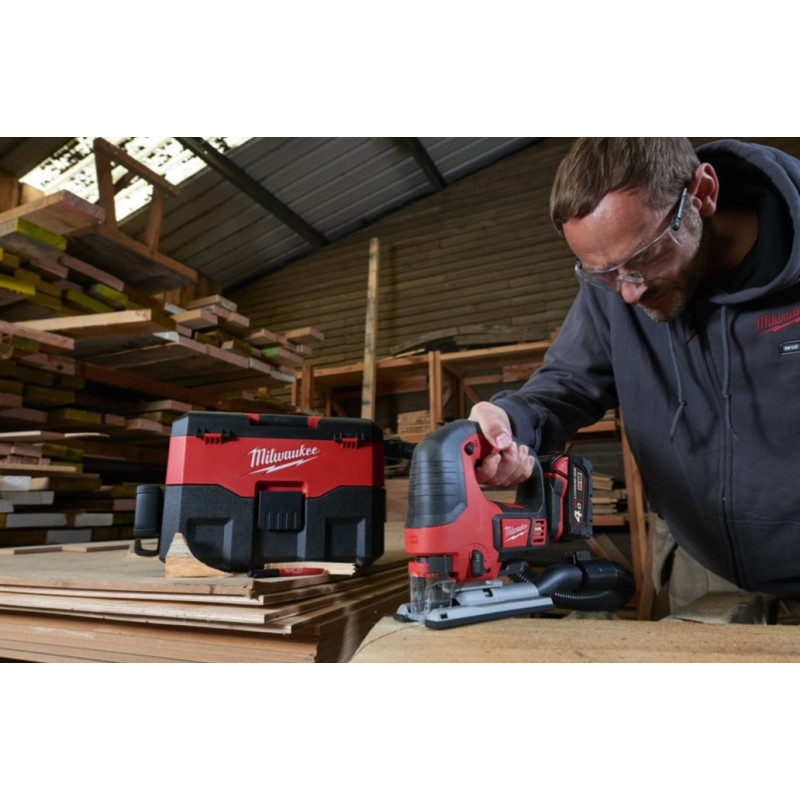 Пила лобзиковая аккумуляторная MILWAUKEE, M18 BJS-0 (каркас)