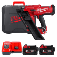 Цвяхозабивний пістолет акумуляторний MILWAUKEE, M18 FFN-502C, 50/90мм (+зар.прис., 2акум.Х5Аг, кейс)