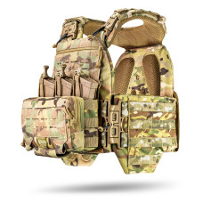 Комплект М7 PRO gen 2 M c Админ подсумком под 3 АК/AR (Мультикам)