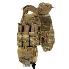 Плитоноска М7 PRO S/M + 4 подсумка (мультикам)