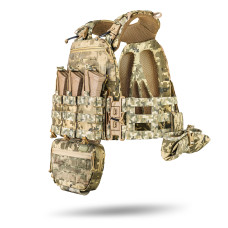 Комплект М7 PRO gen 2 Skelet + 7 подсумков (Пиксель)