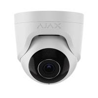 IP Camera wired Ajax TurretCam, 8MP, 2.8mm, PoE, True WDR, IP65, IR 35m, audio, viewing angle 100° to 110°, turret, white