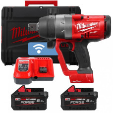 Гайковерт ударний акумуляторний Milwaukee M18 ONEFHIWF1-802X 18В АКБ 2х8А·год 2400Нм 0-1650об/хв 1/2" ЗП M12-18FC кейс 5.9кг