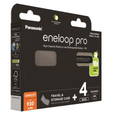 Акумулятор Panasonic Eneloop NI-MH Pro AAA 930 4 шт, з кейсом для зберігання