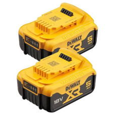 Акумулятор DeWalt 18В XR Li-lon 2х5А·год 1.3кг, 2шт