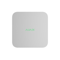 Ajax NVR DC white, 16 channels, 12V, white