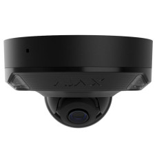 IP-Камера дротова Ajax DomeCam Mini HL black, 5мп, 2.8мм, гібридне підсвічування IR 15м, білий Led 15м, Poe, True WDR, IP 65, ІЧ 15м, аудіо, кут огляду 100° до
