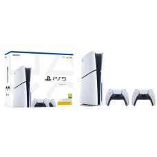 Ігрова консоль PlayStation 5 Slim Blu-ray (2 геймпади Dualsense)