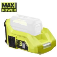 Инвертор напряжения аккумуляторный Ryobi Max Power RY36BI300A-0 36В 300/500Вт розетка 1х220В разъем 1хUSB 1хType-C 0.85кг без АКБ и ЗП