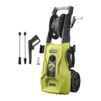 Ryobi RY170PWA 2500W 170bar 470L/h 10m Hose 24kg Pressure Washer