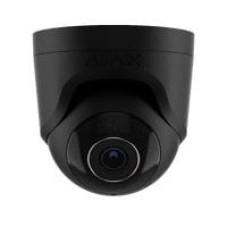 IP-Камера дротова Ajax TurretCam, 8мп, 4мм, Poe, True WDR, IP 65, ІЧ 35м, аудіо, кут огляду 75°до 85°, купольна, чорна