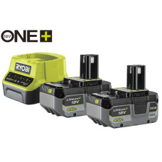 Набір акумулятора та зарядного пристрою Ryobi ONE+ RC18120-240X 18В 2х4А·год ЗП 2А