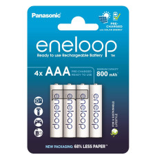Акумулятор Panasonic Eneloop NI-MH AAA 800 мАг, 4 шт.
