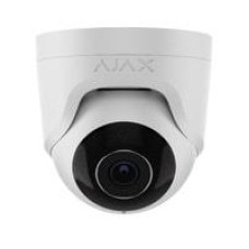 IP-Камера дротова Ajax TurretCam, 5мп, 2.8мм, Poe, True WDR, IP 65, ІЧ 35м, аудіо, кут огляду 100° до 110°, купольна, біла