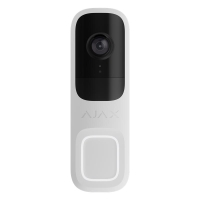 Ajax Doorbell video call, universal installation, 4 MP, 155° vertical 90° horizontal, IR 6m, motion detection range 4m, AI, Wi-Fi, b