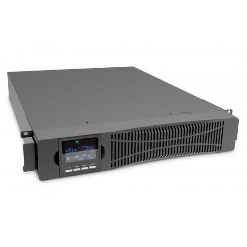 Источник бесперебойного питания DIGITUS 1500VA/1500W, RTU2, LCD, RJ45, RS232, USB, 8xC13