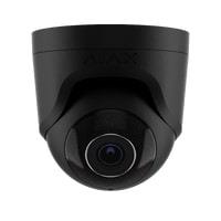 IP Camera Wired Ajax TurretCam, 5MP, 2.8mm, PoE, True WDR, IP65, IR 35m, Audio, Viewing Angle 100° to 110°, Turret, Black