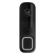 Ajax Doorbell video call, universal installation, 4 MP, 155° vertical 90° horizontal, IR 6m, motion detection range 4m, AI, Wi-Fi, b/w