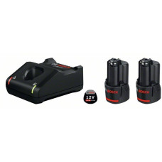 Набір акумулятора та зарядного пристрою Bosch Professional GBA 2х12В 2А·год + GAL 12В-40 2х12В 2А·год ЗП