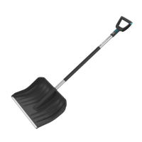 Cellfas ENERGO Snow Shovel, Aluminum Blade, 49cm, 143cm, 1.7kg