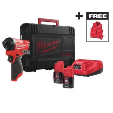 Гвинтоверт ударний акумуляторний Milwaukee M12 FID2-202X 12В АКБ 2х2А·год 170Нм 0-4000об/хв 1/4" жилет кейс