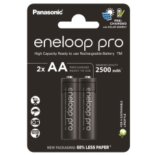 Аккумулятор Panasonic Eneloop NI-MH Pro AA 2500 мАч, 2 шт.
