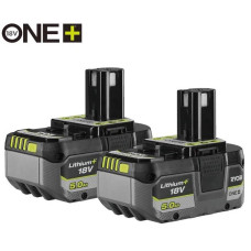 Набір акумуляторів Ryobi ONE+ RB1850X2 18В 2х5А·год
