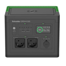 Портативна електростанція Schneider Electric OffGrid Portable Power Station 500, 500 Вт, 517 Вт/год, Wireless Charge