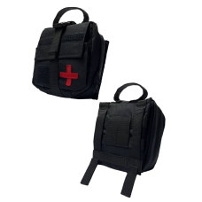 Подсумок для аптечки Combi Pro комбинированный быстросбросный на платформе с MOLLE черный