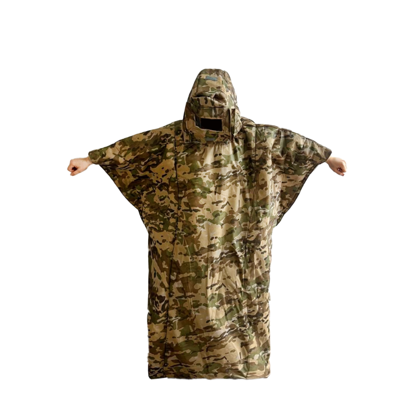 Anti-thermal poncho anti-drone tactical multicam