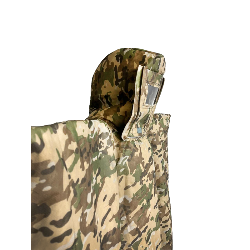 Anti-thermal poncho anti-drone tactical multicam