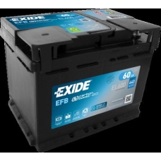 Акумулятор Exide Start-Stop 12В 60А·год 640А R+ (EL600)